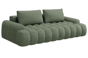 Cosmopolitan Design Zelen&aacute; rozkl&aacute;dac&iacute; pohovka Linz 250 cm