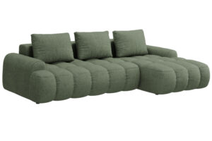 Cosmopolitan Design Zelen&aacute; rozkl&aacute;dac&iacute; pohovka Linz 275 cm