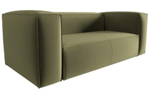 Cosmopolitan Design Zelen&aacute; sametov&aacute; dvoum&iacute;stn&aacute; pohovka Mackay 150 cm