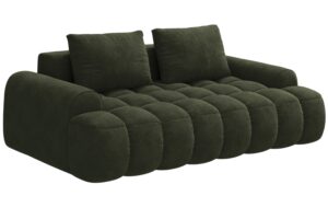 Cosmopolitan Design Zelen&aacute; sametov&aacute; trojm&iacute;stn&aacute; pohovka Linz 200 cm