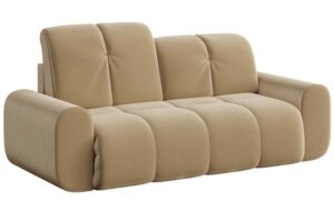 Devichy B&eacute;žov&aacute; sametov&aacute; dvoum&iacute;stn&aacute; pohovka Tous 210 cm