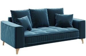 Devichy Sametov&aacute; pohovka Chloe 204 cm