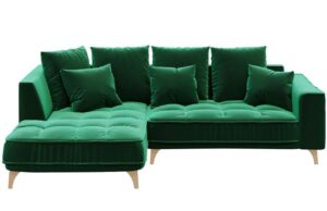 Devichy Sametov&aacute; rohov&aacute; pohovka Chloe 256 cm