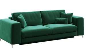 Devichy Sametov&aacute; rozkl&aacute;dac&iacute; pohovka Rothe 256 cm