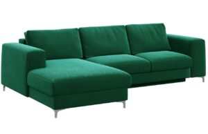 Devichy Sametov&aacute; rozkl&aacute;dac&iacute; pohovka Rothe 277 cm