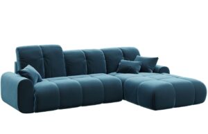 Devichy Sametov&aacute; rozkl&aacute;dac&iacute; pohovka Tous 290 cm