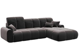 Devichy Sametov&aacute; rozkl&aacute;dac&iacute; pohovka Tous 290 cm