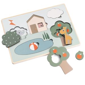 Done by Deer Dřevěn&eacute; puzzle Deer friends