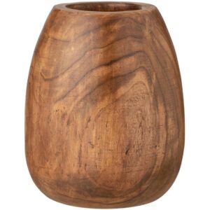 Dřevěn&aacute; dekorativn&iacute; v&aacute;za J-Line Iowa 50 cm