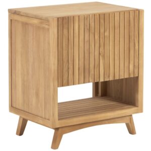 Dřevěn&aacute; koupelnov&aacute; skř&iacute;ňka Kave Home Kuveni 80 x 70 cm