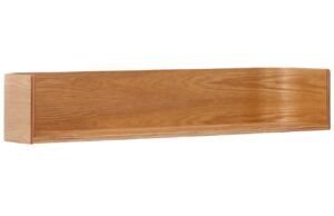 Dřevěn&aacute; n&aacute;stěnn&aacute; police Kave Home Octavia 90 cm