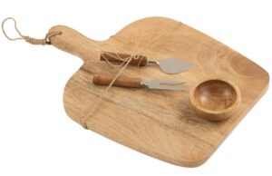 Dřevěn&aacute; sada na serv&iacute;rov&aacute;n&iacute; J-Line Caseum 41