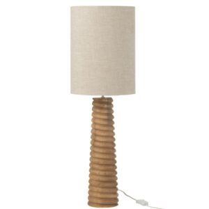 Dřevěn&aacute; stoln&iacute; lampa J-line Ailan 85 cm
