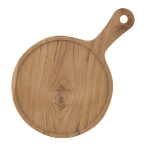 Dřevěn&eacute; serv&iacute;rovac&iacute; prk&eacute;nko J-line Cecille 25 cm