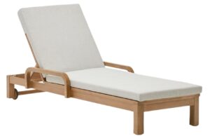 Dřevěn&eacute; zahradn&iacute; leh&aacute;tko Kave Home Sonsaura