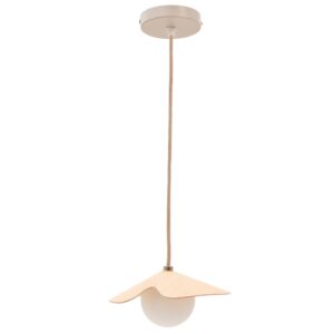 Dřevěn&eacute; z&aacute;věsn&eacute; světlo Kave Home Wilara 18 cm