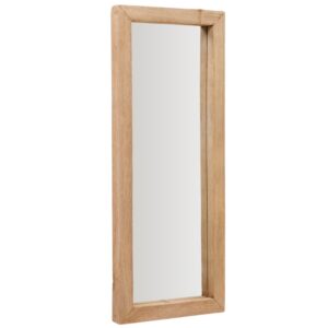 Dřevěn&eacute; z&aacute;věsn&eacute; zrcadlo Kave Home Maden 120 x 50 cm