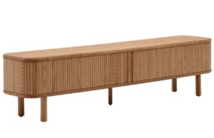 Dřevěn&yacute; TV stolek Kave Home Mailen 200 x 40 cm