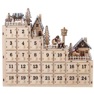 Dřevěn&yacute; adventn&iacute; kalend&aacute;ř Bloomingville Richie