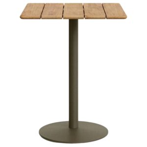 Dřevěn&yacute; barov&yacute; stůl Kave Home Esilda 80 x 80 cm