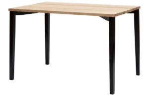 Dřevěn&yacute; j&iacute;deln&iacute; stůl RAGABA TRIVENTI 120 x 80 cm s černou podnož&iacute;