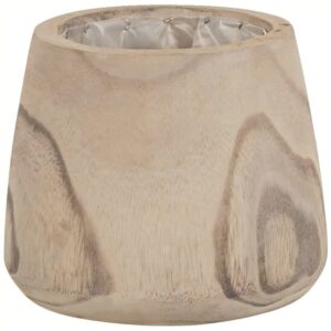 Dřevěn&yacute; květin&aacute;č J-Line Pouly 15 cm