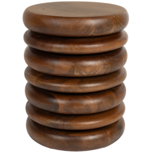 Dřevěn&yacute; odkl&aacute;dac&iacute; stolek ZUIVER DISC 35 cm