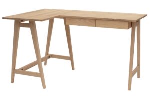 Dřevěn&yacute; rohov&yacute; pracovn&iacute; stůl RAGABA LUKA 135 x 85 cm