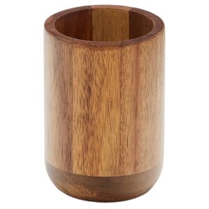 Dřevěn&yacute; stojan na zubn&iacute; kart&aacute;čky Kave Home Senda