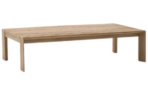 Dřevěn&yacute; zahradn&iacute; konferenčn&iacute; stolek Kave Home Ambra 140 x 82