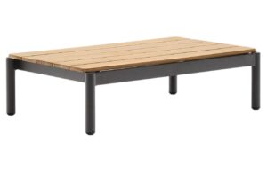 Dřevěn&yacute; zahradn&iacute; konferenčn&iacute; stolek Kave Home Sorells 91 x 52