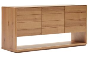 Dubov&aacute; komoda Kave Home Alguema 151 x 40 cm