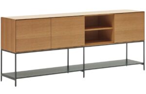 Dubov&aacute; komoda Kave Home Vedrana 195 x 40 cm