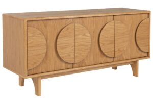 Dubov&aacute; komoda ZUIVER GROOVE 120 x 40 cm