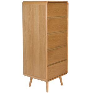 Dubov&aacute; komoda ZUIVER RISE 40 x 45 cm