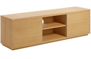 Dubov&yacute; TV stolek Kave Home Abilen 150 x 36 cm