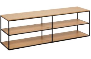 Dubov&yacute; TV stolek Kave Home Yoana 160 x 40 cm