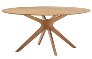 Dubov&yacute; j&iacute;deln&iacute; stůl Kave Home Naanim 180 x 110 cm