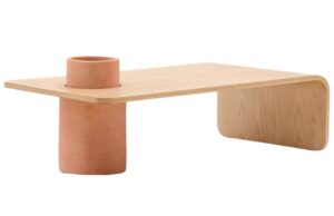 Dubov&yacute; konferenčn&iacute; stolek Kave Home Olaria 110 x 60 cm