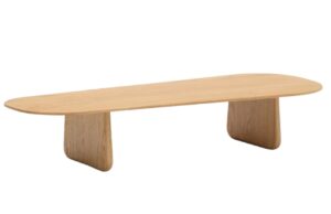 Dubov&yacute; konferenčn&iacute; stolek Kave Home Pirita 147 x 65 cm