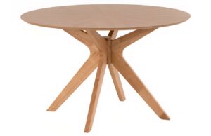 Dubov&yacute; kulat&yacute; j&iacute;deln&iacute; stůl Somcasa Carmel 120 cm