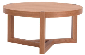 Dubov&yacute; kulat&yacute; konferenčn&iacute; stolek Woodman Brentwood 82 cm