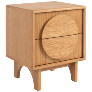 Dubov&yacute; nočn&iacute; stolek ZUIVER GROOVE 45 x 40 cm