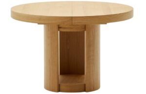 Dubov&yacute; rozkl&aacute;dac&iacute; j&iacute;deln&iacute; stůl Kave Home Artis 120/170 x 120 cm