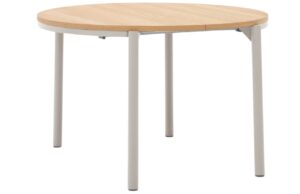 Dubov&yacute; rozkl&aacute;dac&iacute; j&iacute;deln&iacute; stůl Kave Home Montuiri 120-200 x 120 cm