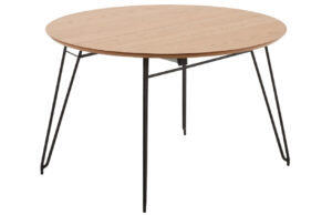 Dubov&yacute; rozkl&aacute;dac&iacute; j&iacute;deln&iacute; stůl Kave Home Novac 120-200 x 120 cm