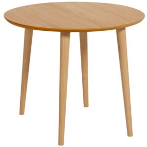 Dubov&yacute; rozkl&aacute;dac&iacute; j&iacute;deln&iacute; stůl Kave Home Oqui 90-170 x 90 cm