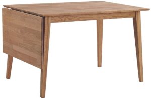 Dubov&yacute; rozkl&aacute;dac&iacute; j&iacute;deln&iacute; stůl ROWICO FILIPPA 120-165 x 80 cm