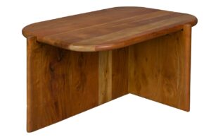 Dutchbone Dřevěn&yacute; n&iacute;zk&yacute; konferenčn&iacute; stolek FELLER 75 x 50 cm