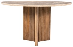 Eleonora B&eacute;žov&yacute; kamenn&yacute; j&iacute;deln&iacute; stůl Sara 130 cm